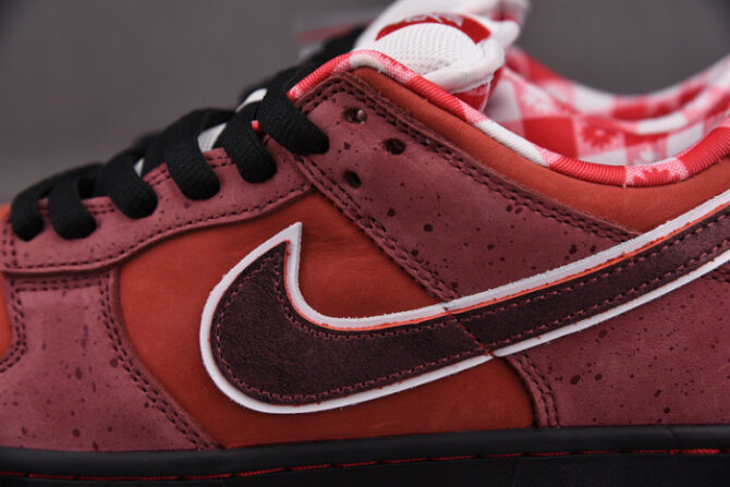 Nike SB Dunk Low Concepts Red Lobster 313170-661 - Image 8