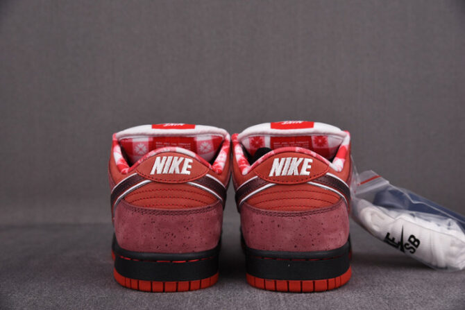 Nike SB Dunk Low Concepts Red Lobster 313170-661 - Image 4