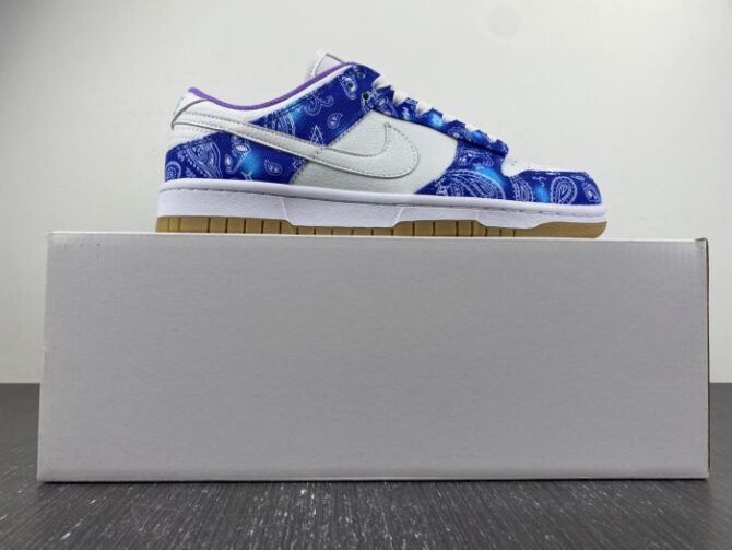 Nike SB Dunk Low White Navy Blue Purple CT5053-041 - Image 3