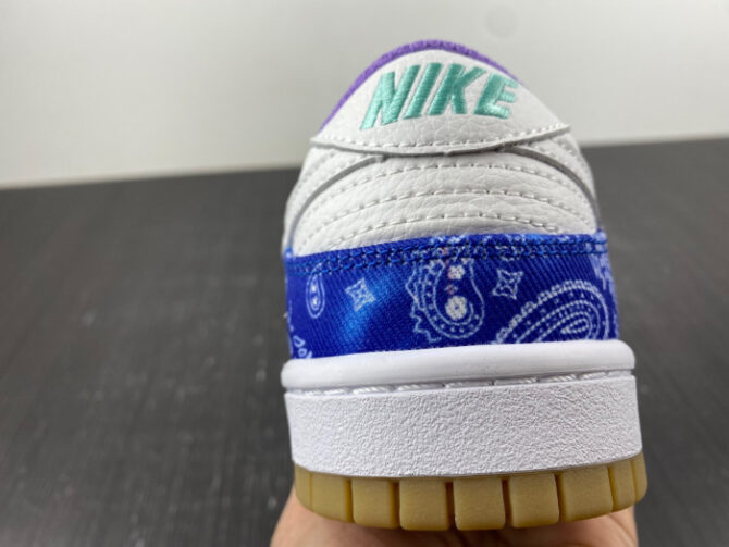 Nike SB Dunk Low White Navy Blue Purple CT5053-041 - Image 7