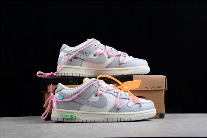 Nike Dunk Low O-W Lot 9 DM1602-109 - Image 5