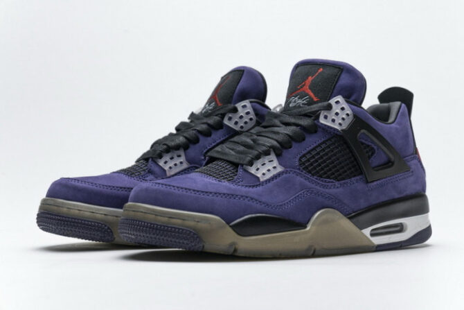 Travis Scott x Air Jordan 4 Retro Purple AJ4-766302 - Image 3