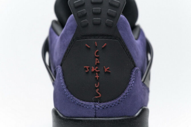 Travis Scott x Air Jordan 4 Retro Purple AJ4-766302 - Image 7