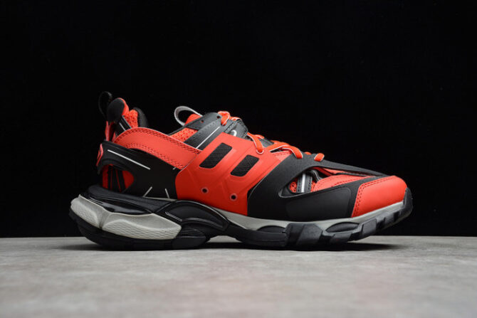 BALENCIAGA Track Trainer Red And Black 542023 W1GB8 5201 - Image 6