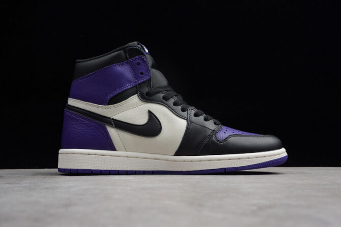 Air Jordan 1 Retro High OG 'Court Purple' 555088-501 - Image 4