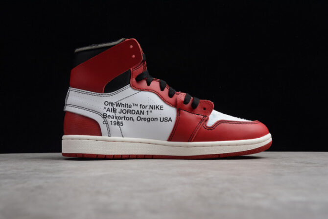 Air Jordan 1 Retro High O-W Chicago AA3834-101 - Image 5