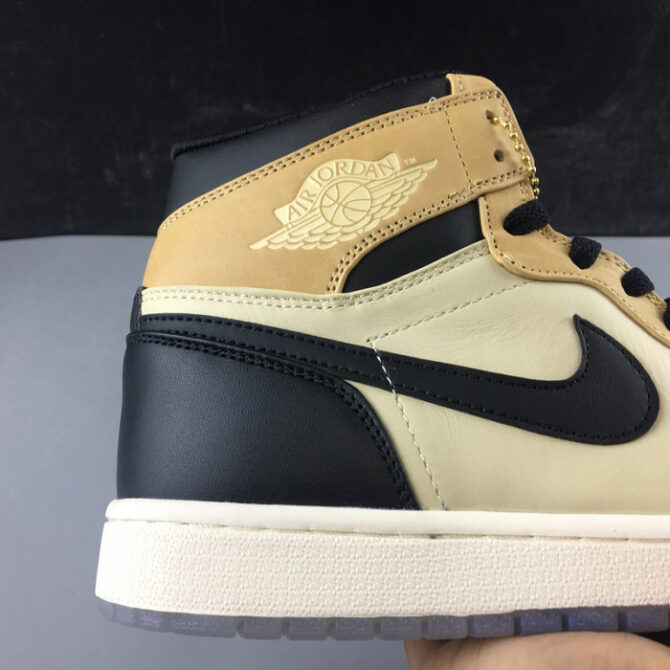 Air Jordan 1 High Premium WMNS Fossil Mushroom AH7389-003 - Image 7