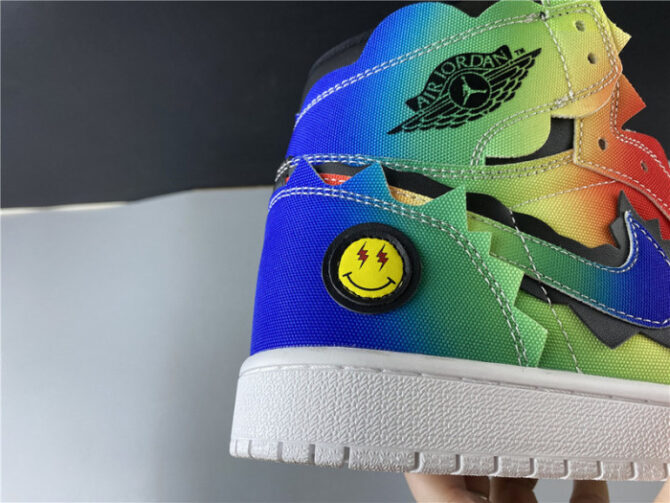 J BALVIN’S AIR JORDAN 1 HIGH OG "J BALVIN" MULTI-COLOR DC1786-125 - Image 3