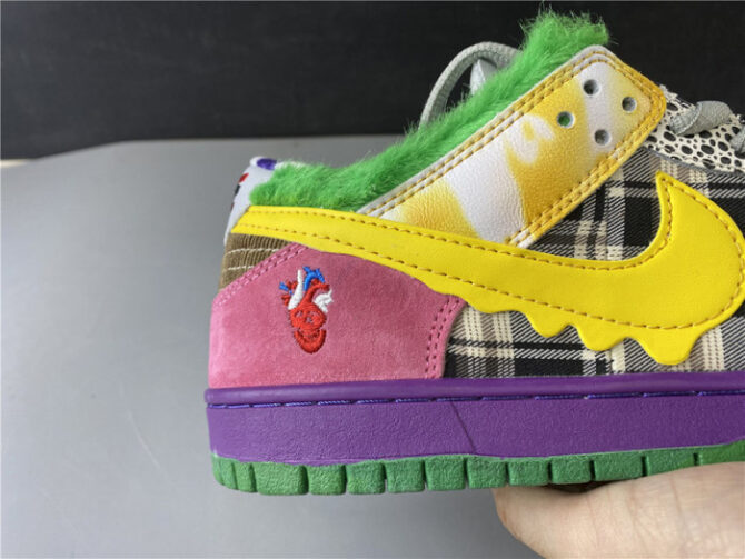 Nike Duck Low Pro Purple Yellow 318403-137 - Image 2