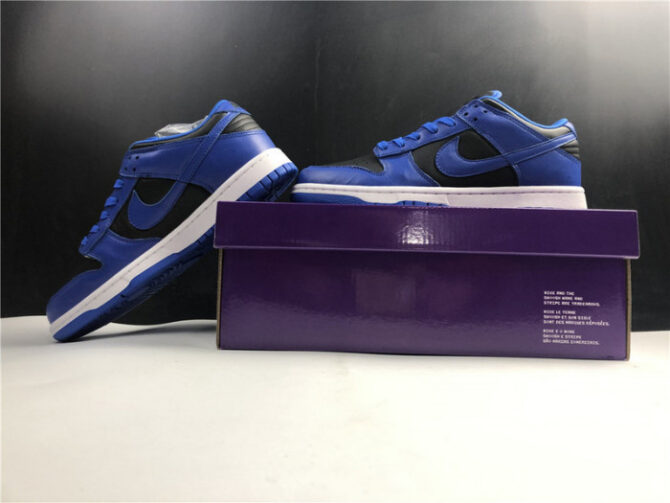 Nike Dunk Low Retro Black Hyper Cobalt (2021) DD1391-001 - Image 7