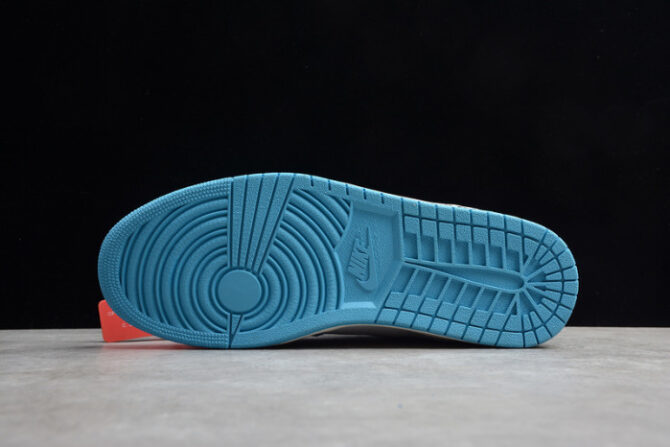 O-W x Air Jordan 1 UNC Release Date AQ0818-148 - Image 7