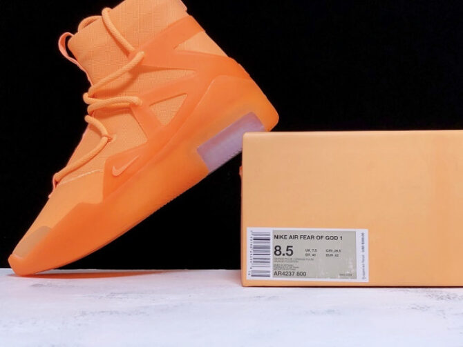 Nike Air Fear Of God 1 Orange Pulse AR4237-800 - Image 3