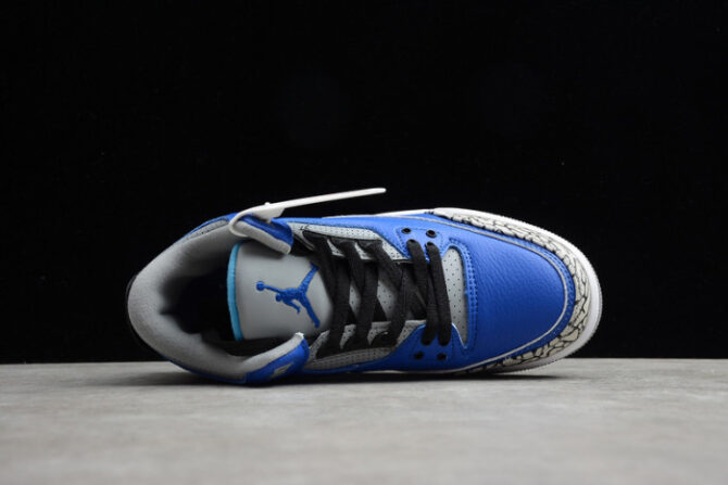 Air Jordan 3 Retro Varsity Royal Cement CT8532-400 - Image 4