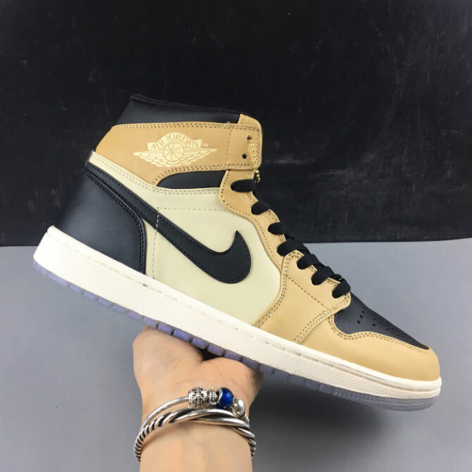 Air Jordan 1 High Premium WMNS Fossil Mushroom AH7389-003 - Image 5