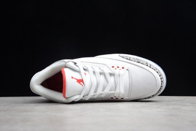 Air Jordan 3 Retro Free Throw Line White Cement 923096-101 - Image 8