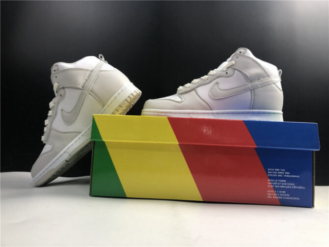 Nike Dunk High Retro White Vast Grey (2021) DD1399-100 - Image 11