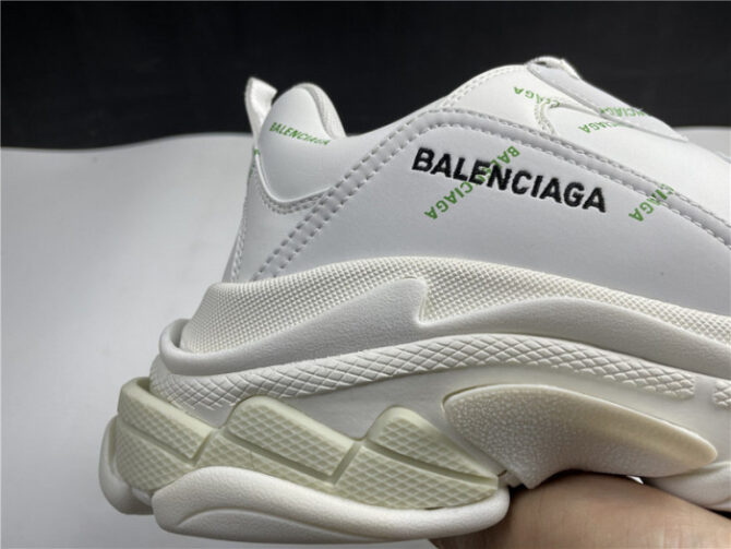 BALENCIAGA Sneaker Triple.s.Gomma White Green 536737 W5FW6 1956 - Image 6