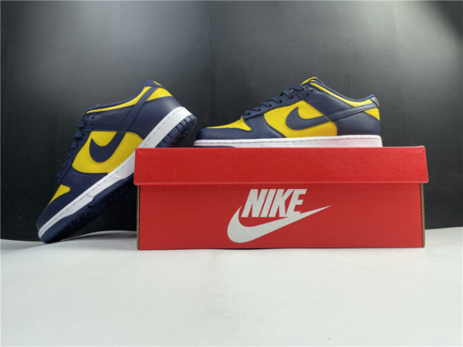 Nike Dunk Low Michigan DD1391-700 - Image 4