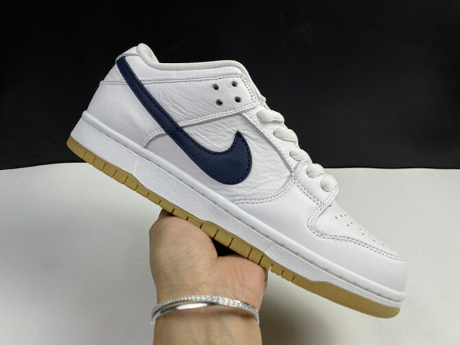 Nike SB Dunk Low Orange Label White Navy CZ2249-100 - Image 6