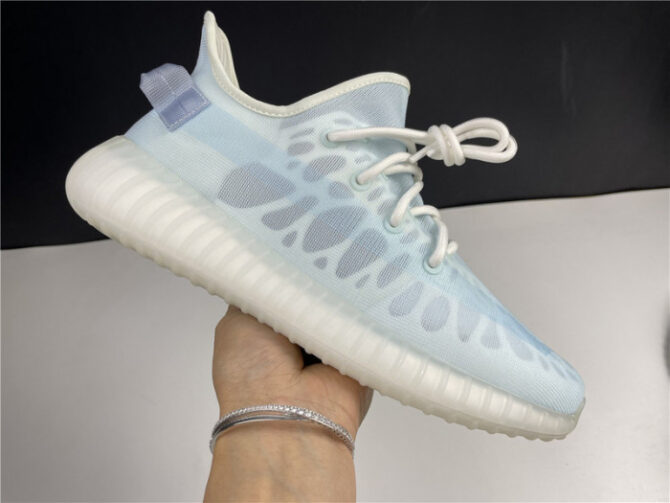 Adidas Yeezy Boost 350 V2 'Mono Ice' GW2869 - Image 8