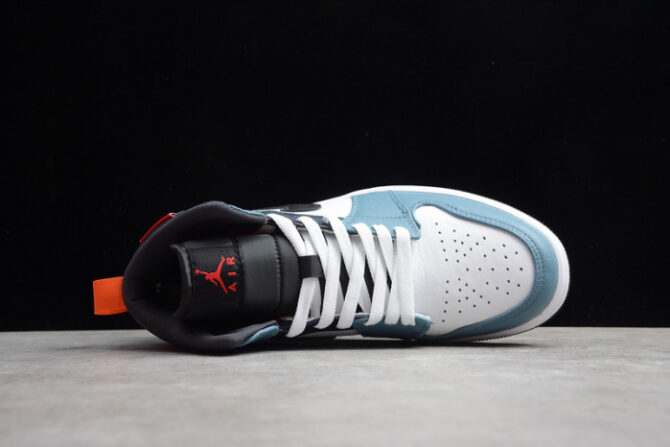 Facetasm x Jordan 1 Mid Fearless Blue White CU2802-100 - Image 2