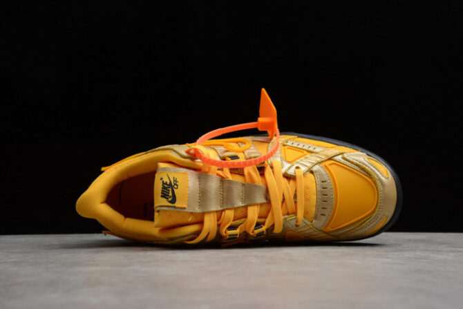 O-W NIKE AIR RUBBER DUNK “UNIVERSITY GOLD” CU6015-700 - Image 3