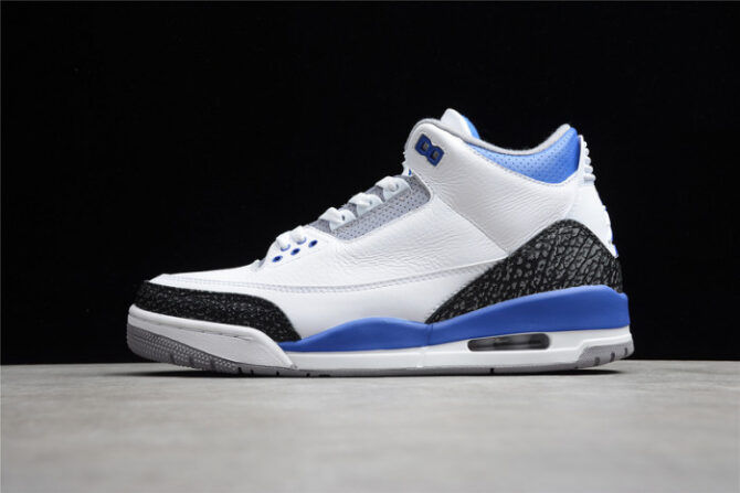 AIR JORDAN 3 RETRO WHITE BLUE CT8532-145 - Image 2