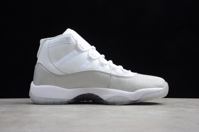 Air Jordan 11 WMNS White Metallic SilverVast Grey AR0715-100 - Image 6