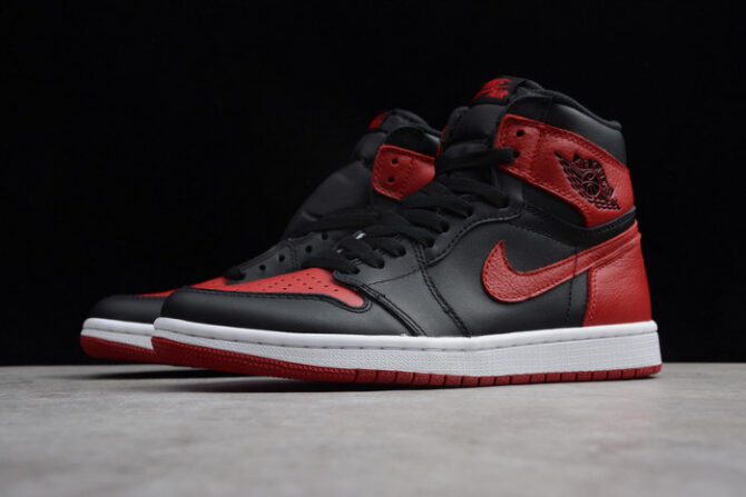 Air Jordan 1 Retro High OG Banned Bred Black Red 555088-001 - Image 8