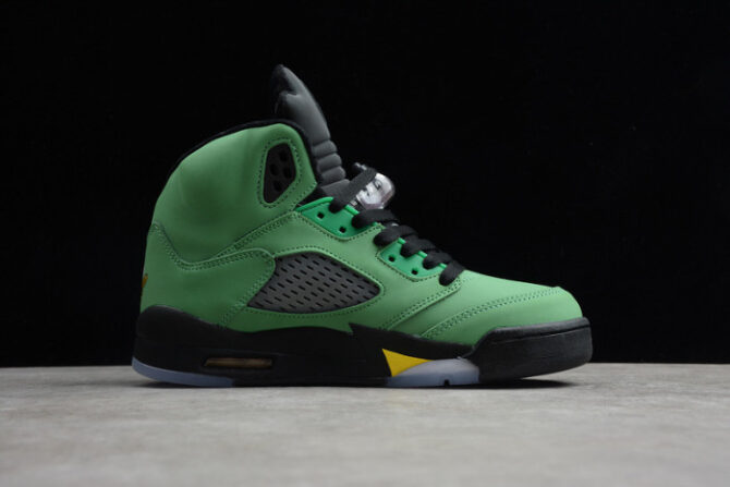Air Jordan 5 Retro Oregon Ducks 454803-535 - Image 2
