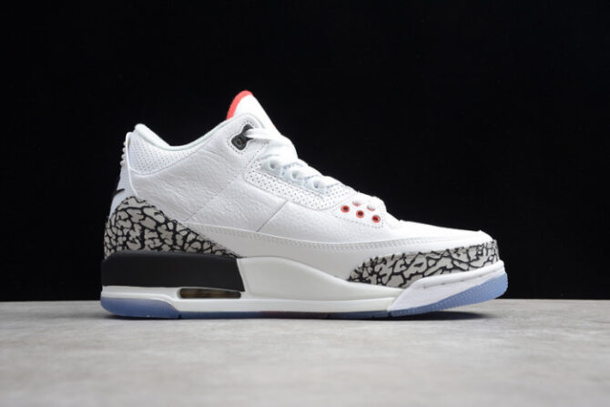 Air Jordan 3 Retro Free Throw Line White Cement 923096-101 - Image 5