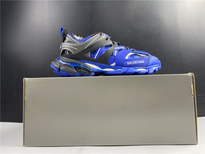 BALENCIAGA Track Trainer Blue And Black 542436 W3AC1 2047 - Image 7