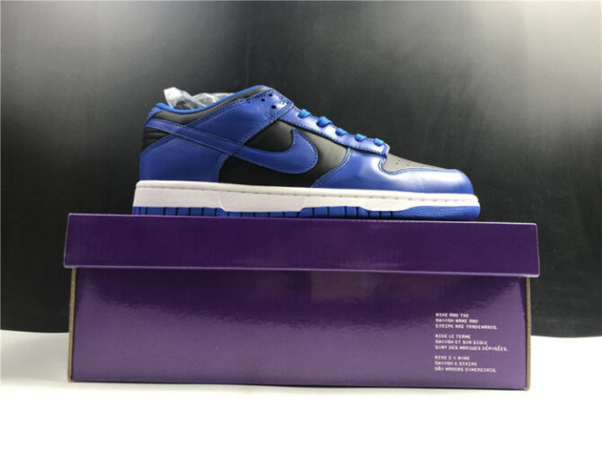 Nike Dunk Low Retro Black Hyper Cobalt (2021) DD1391-001 - Image 6