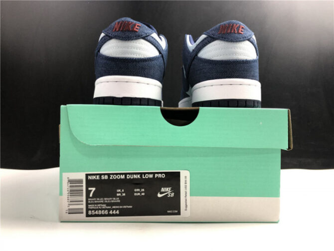 Nike SB Dunk Low Binary Blue 854866-444 - Image 10