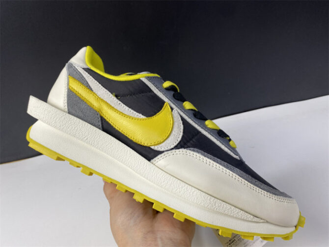 Nike LD Waffle sacai Undercover Black Bright Citron DJ4877-001 - Image 4