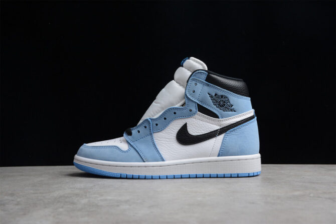 AIR Jordan 1 Retro High White University Blue Black 555088-134 - Image 2