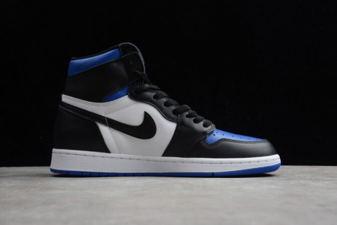 Air Jordan 1 Retro High Black Game Royal 555088-041 - Image 7