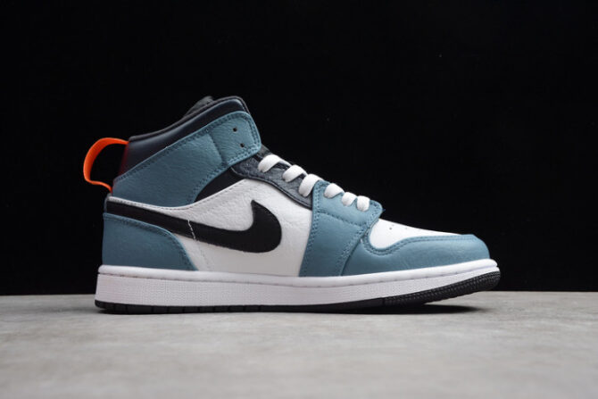 Facetasm x Jordan 1 Mid Fearless Blue White CU2802-100 - Image 9