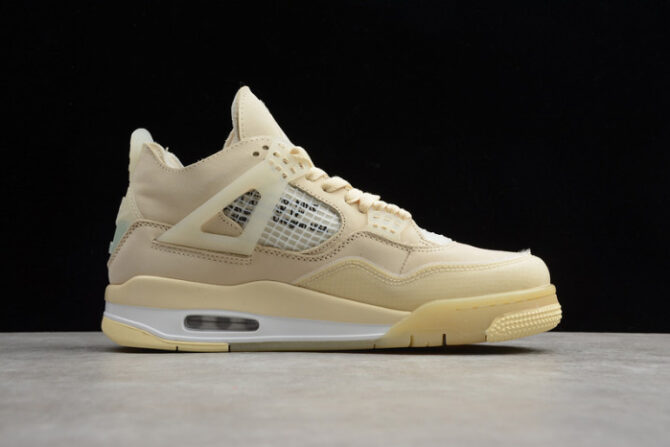 AIR Jordan 4 Retro O-W Sail CV9388-100 - Image 3