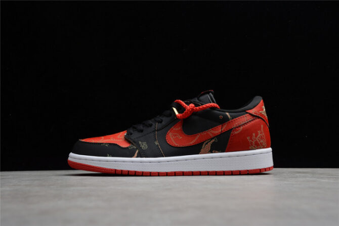 Air Jordan 1 Low OG Chinese New Year DD2233-001 - Image 2