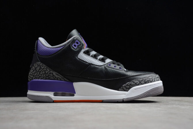 Air Jordan 3 Retro Black Court Purple CT8532-050 - Image 5