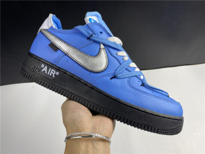 O-W x AIR FORCE 1 LOW UNIVERSITY BLUE CK0866-401 - Image 10