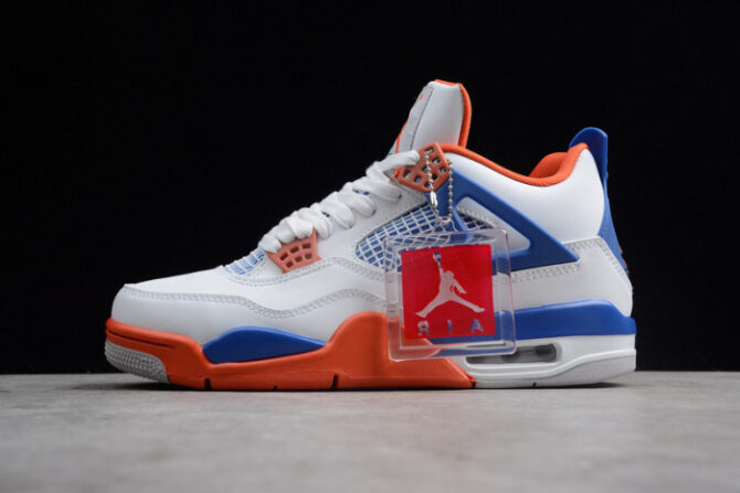 Air Jordan 4 Retro OG White Blue Orange 308497-171