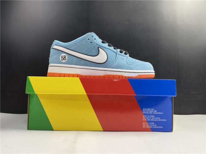 Nike SB Dunk Low Pro Club 58 Gulf x WE CLUB 58 BQ6817-401 - Image 9