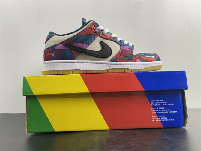 Nike SB Dunk Low Pro Parra Abstract Art (2021) DH7695-600 - Image 2