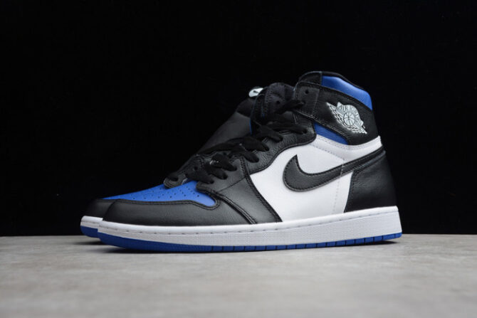 Air Jordan 1 Retro High Black Game Royal 555088-041 - Image 4