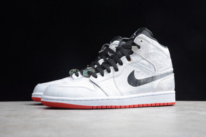 Jordan 1 Mid SE Fearless Edison Chen CLOT CU2804-100 - Image 3
