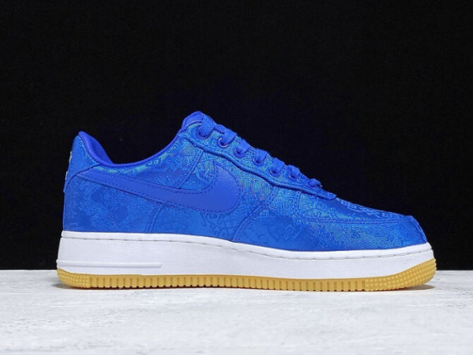 The Clot x Nike Air Force 1 Low in Game Royal CJ5290-400 - Image 7