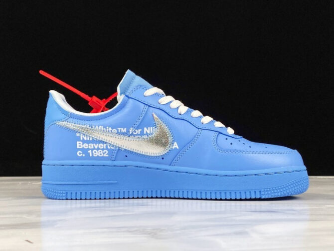 Nike Air Force 1 Low Off-White MCA University Blue CI1173-400 - Image 7