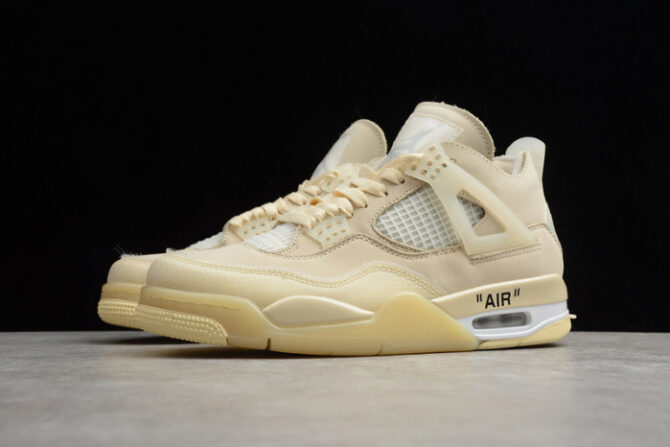 AIR Jordan 4 Retro O-W Sail CV9388-100 - Image 6